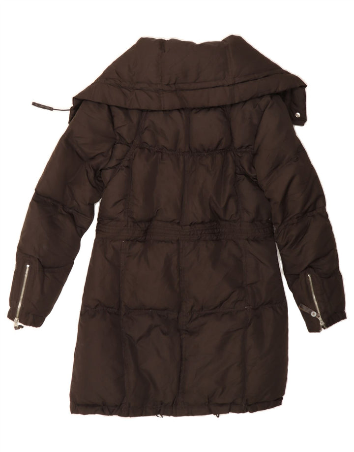ESISTO Womens Padded Coat UK 14 Large Brown Polyester Vintage Esisto and Second-Hand Esisto from Messina Hembry 