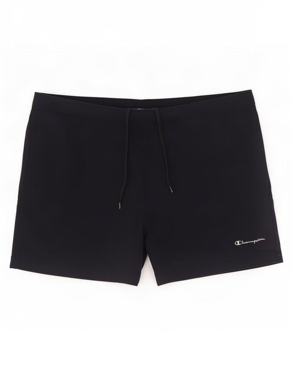 Shorts esportivos masculinos Champion médio azul marinho poliamida