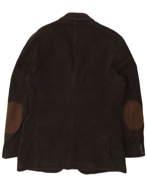 Bugatti Mens Jaqueta Blazer de 3 Botões EU 52 XL Algodão Marrom