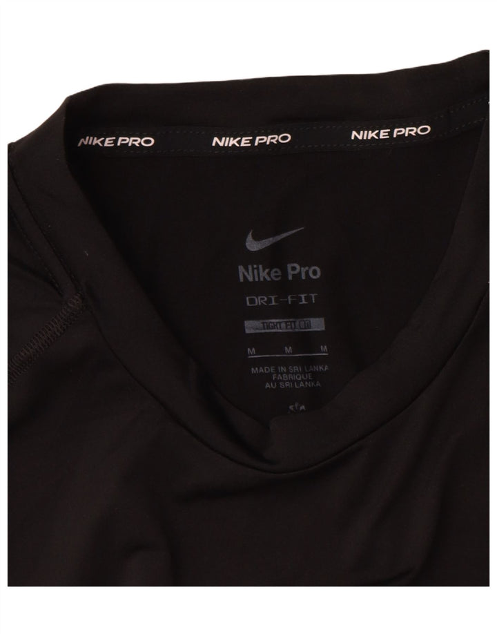 Camiseta Nike Feminina Tight Fit Top UK 12 Médio Preto Poliéster