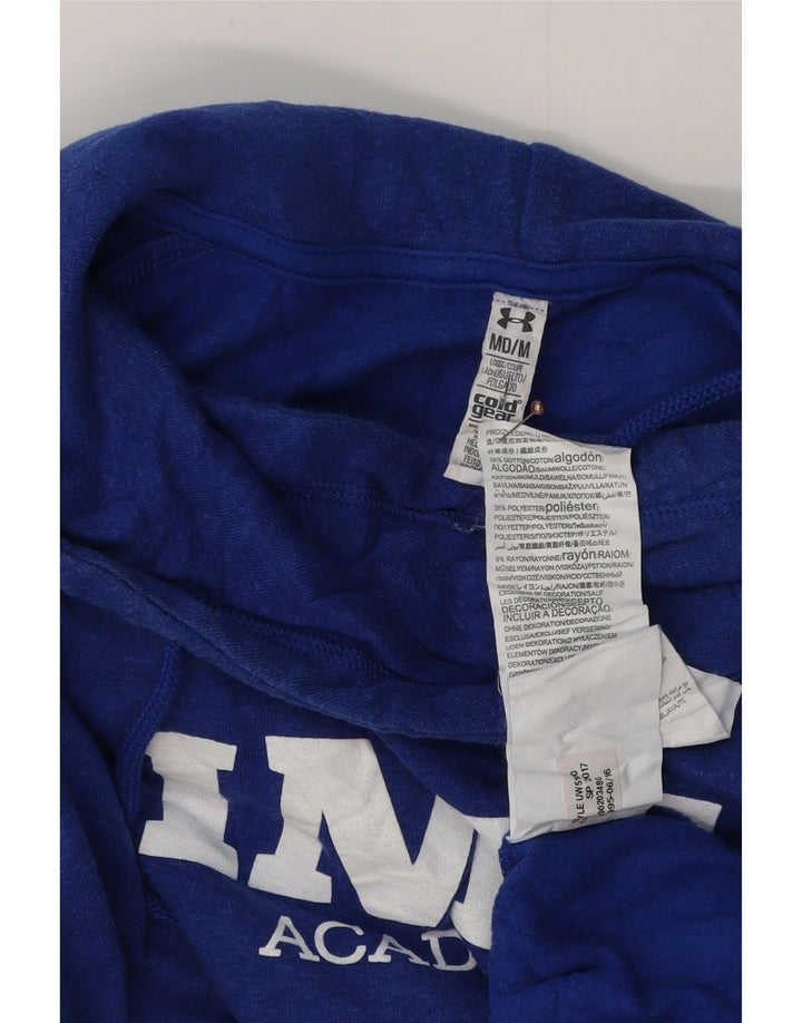 UNDER ARMOUR Masculino Cold Gear Graphic moletom com capuz médio algodão azul