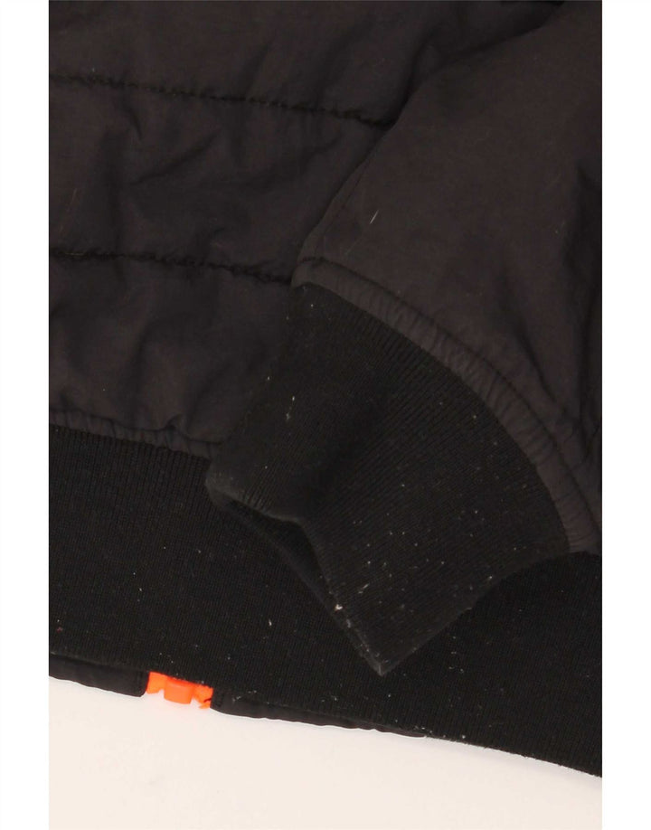 Jaqueta acolchoada masculina Superdry UK 38 médio preto nylon