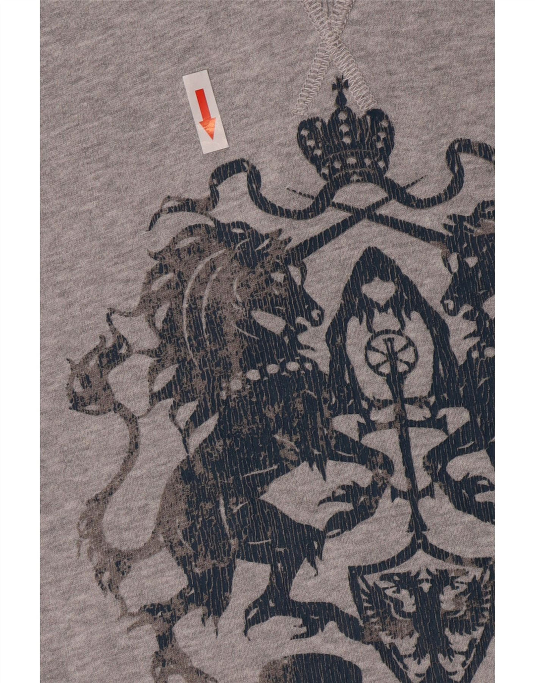 Mexx moletom com capuz gráfico masculino 2XL algodão cinza