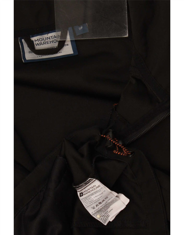 Jaqueta de chuva masculina do armazém da montanha poliéster preto pequeno Reino Unido 36