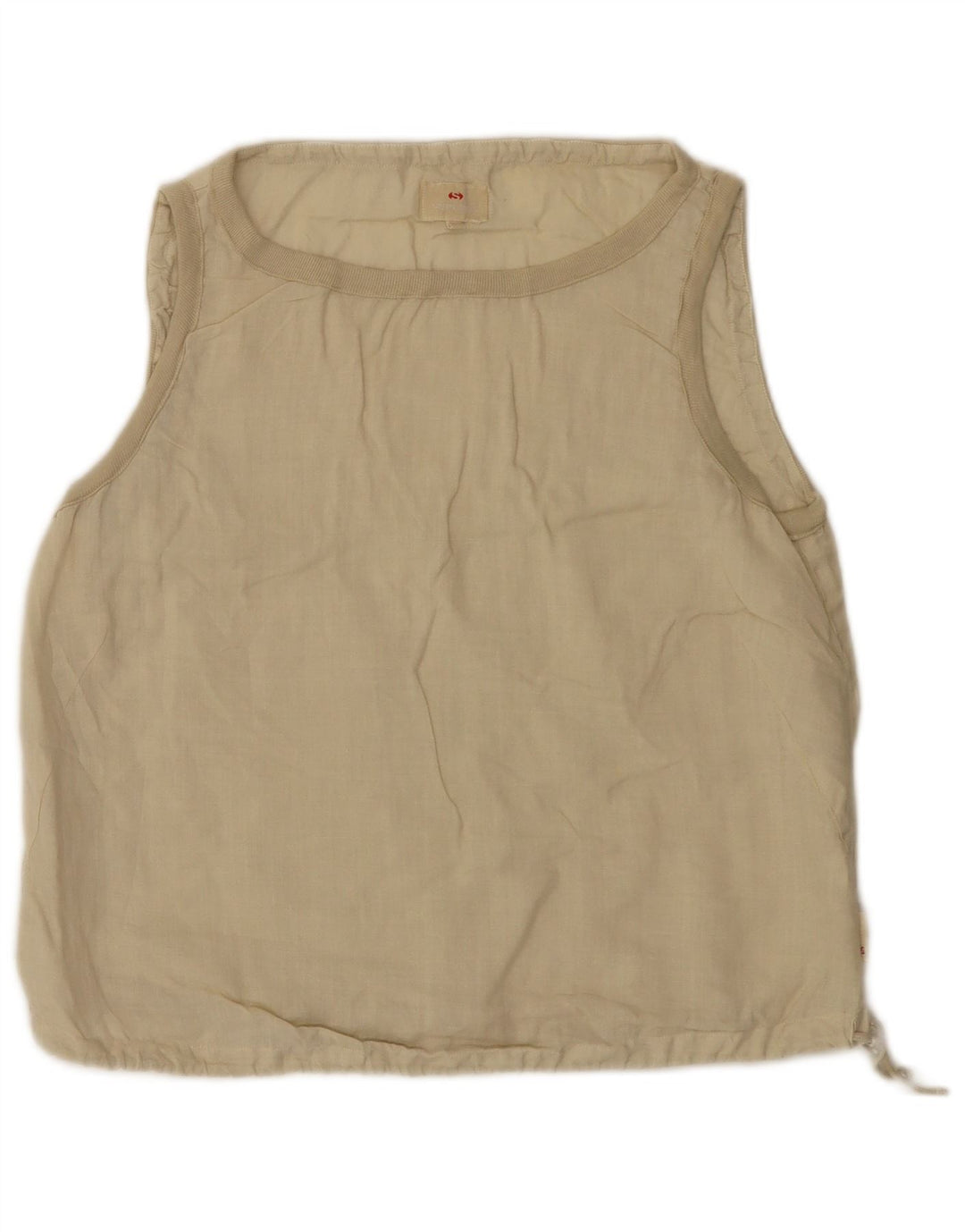 Blusa feminina sem mangas Superga Top IT 48 XL linho bege