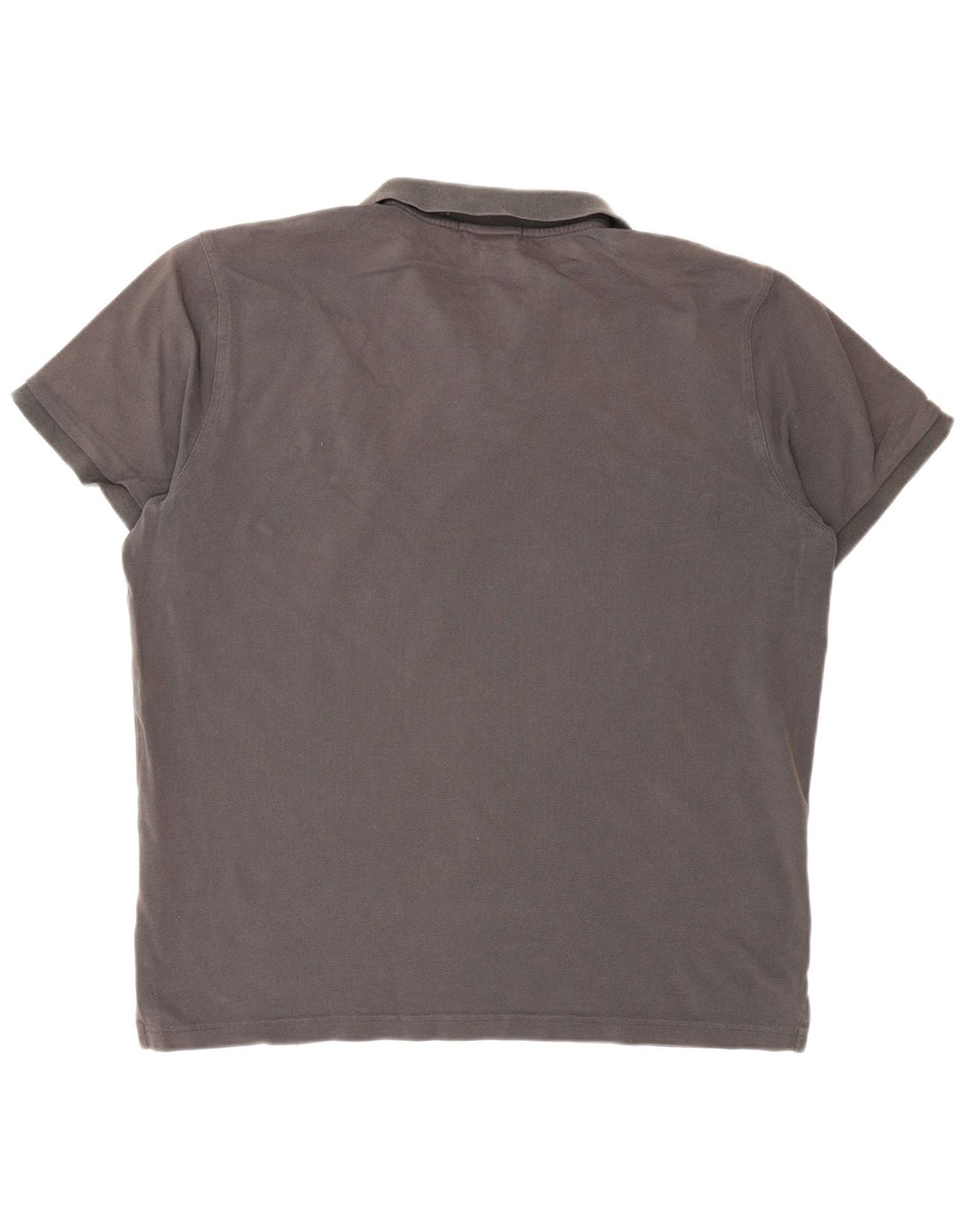 Camisa polo masculina Gant Regular Fit grande algodão cinza