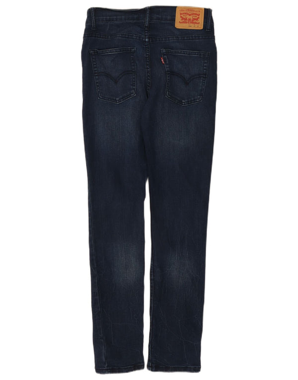 Calça jeans feminina Levi's 512 Slim Tapered W27 L27 azul marinho algodão