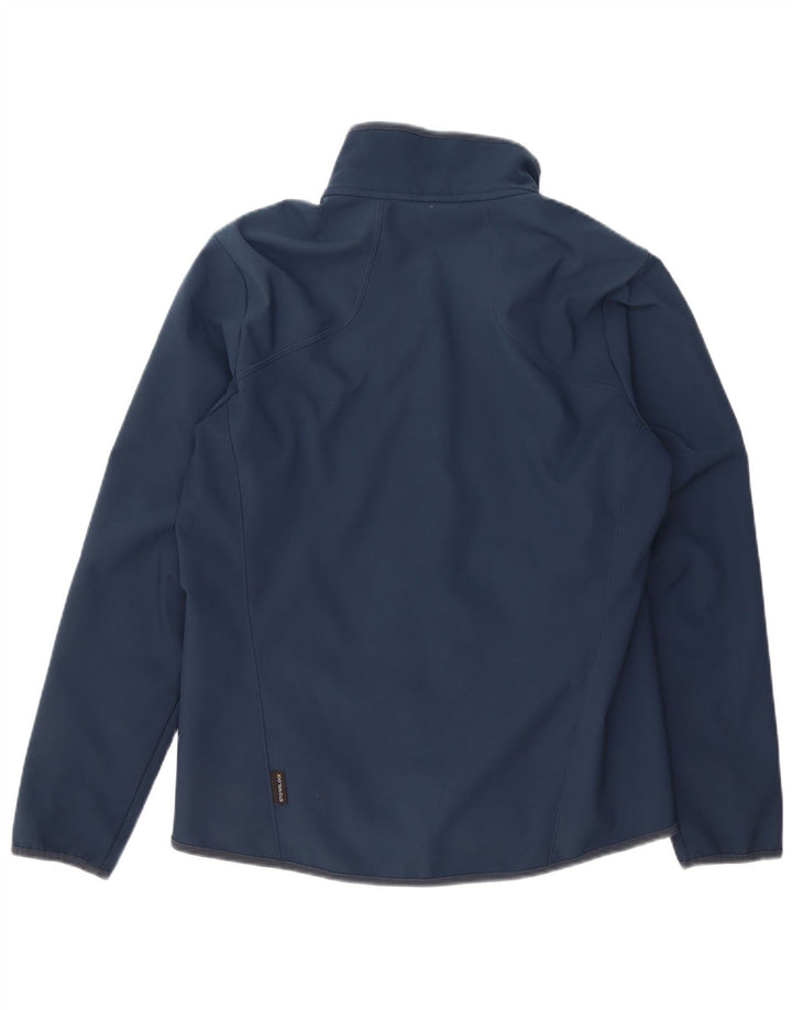 Jaqueta de treino masculina JACK WOLFSKIN Reino Unido 36/38 pequena azul marinho poliéster