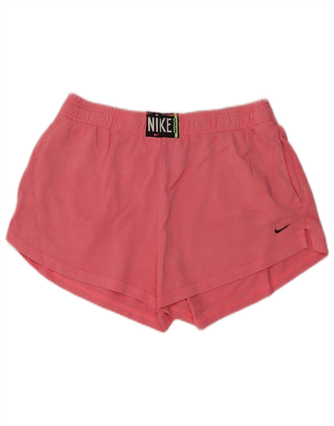Shorts esportivos femininos Nike UK 14 médio rosa algodão