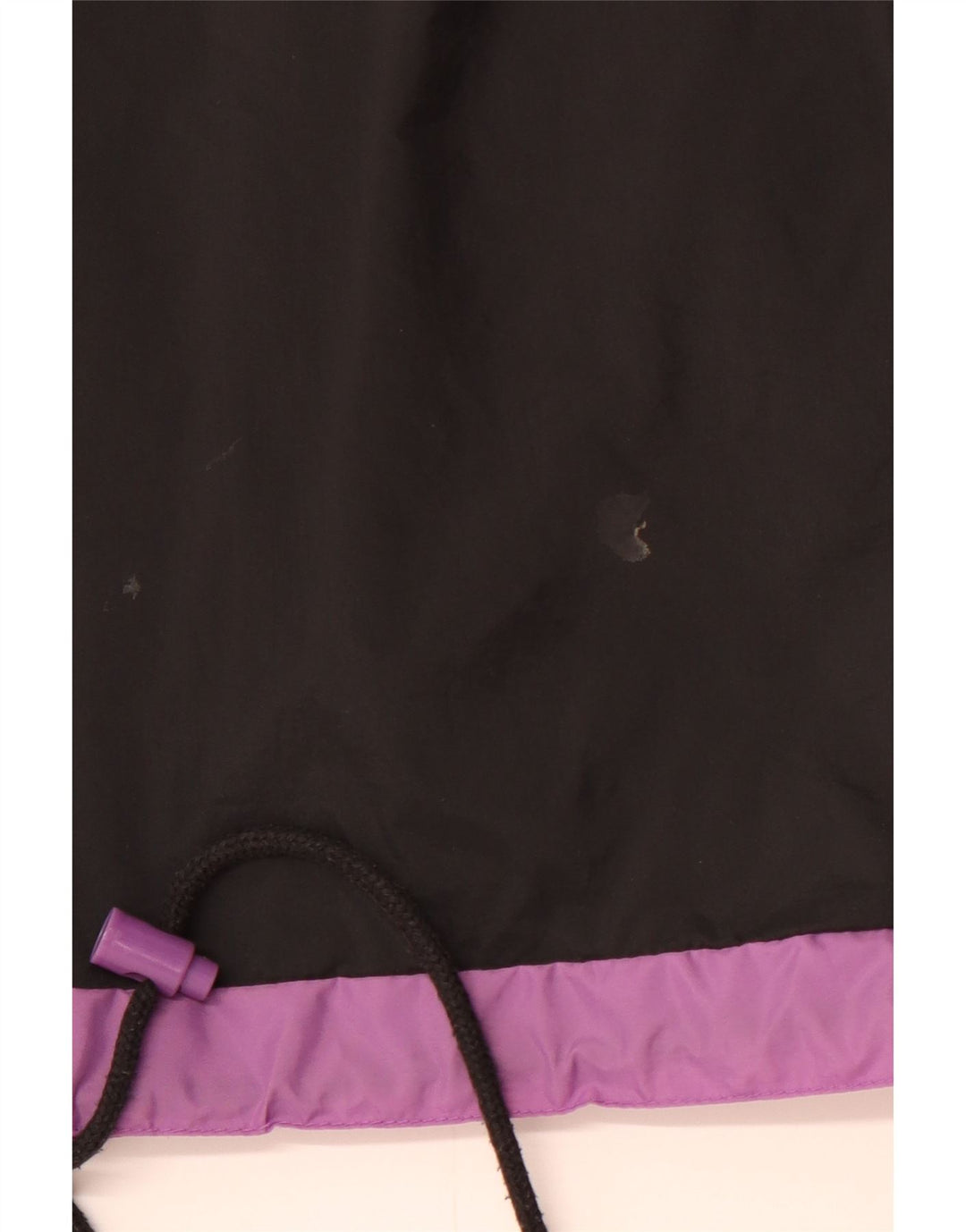 Jaqueta Anorak masculina com capuz RODEO Reino Unido 36 pequeno bloco colorido preto de nylon