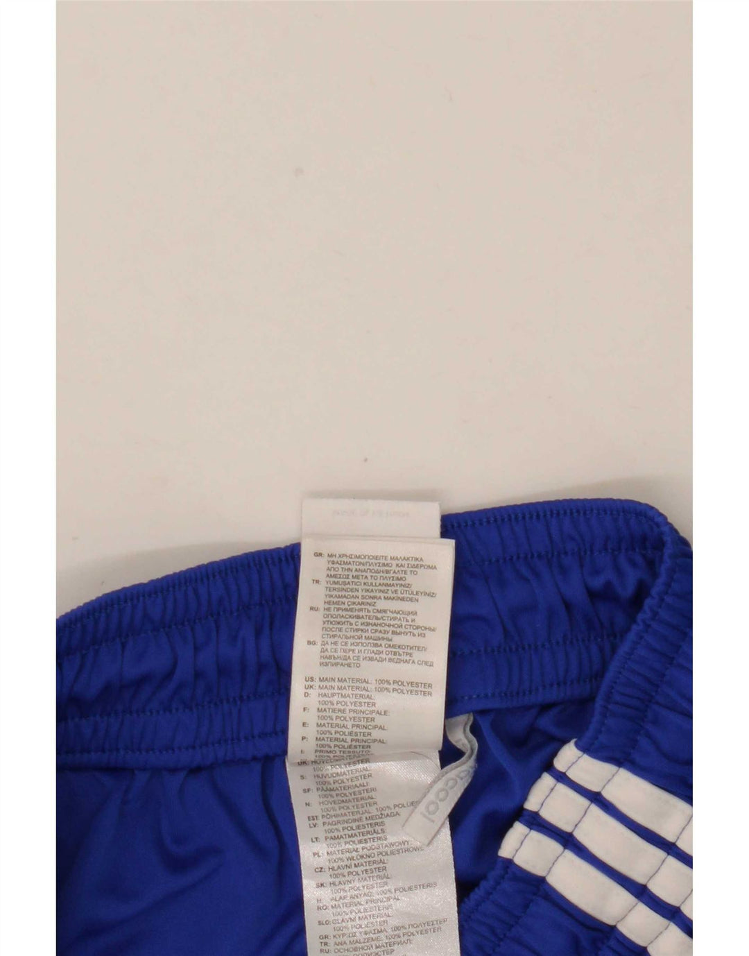Adidas Mens Climacool Graphic Sport Shorts Pequeno Azul Poliéster