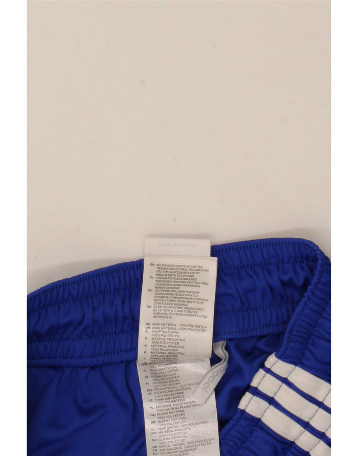 Adidas Mens Climacool Graphic Sport Shorts Pequeno Azul Poliéster