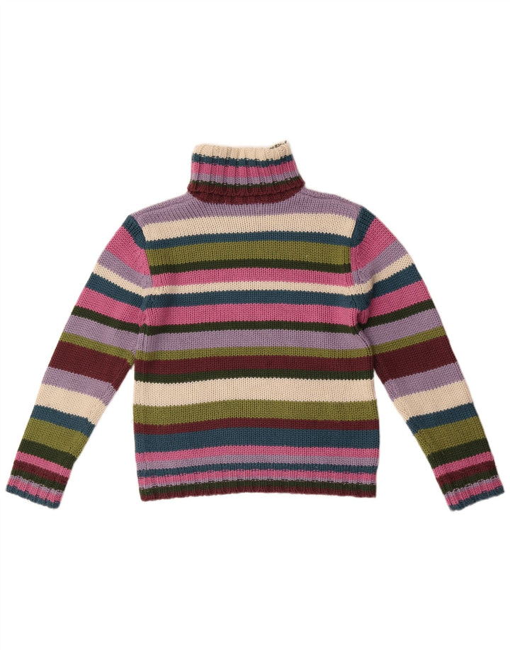 Suéter feminino Zara Trafaluc com gola redonda Reino Unido 14 grande multicolorido