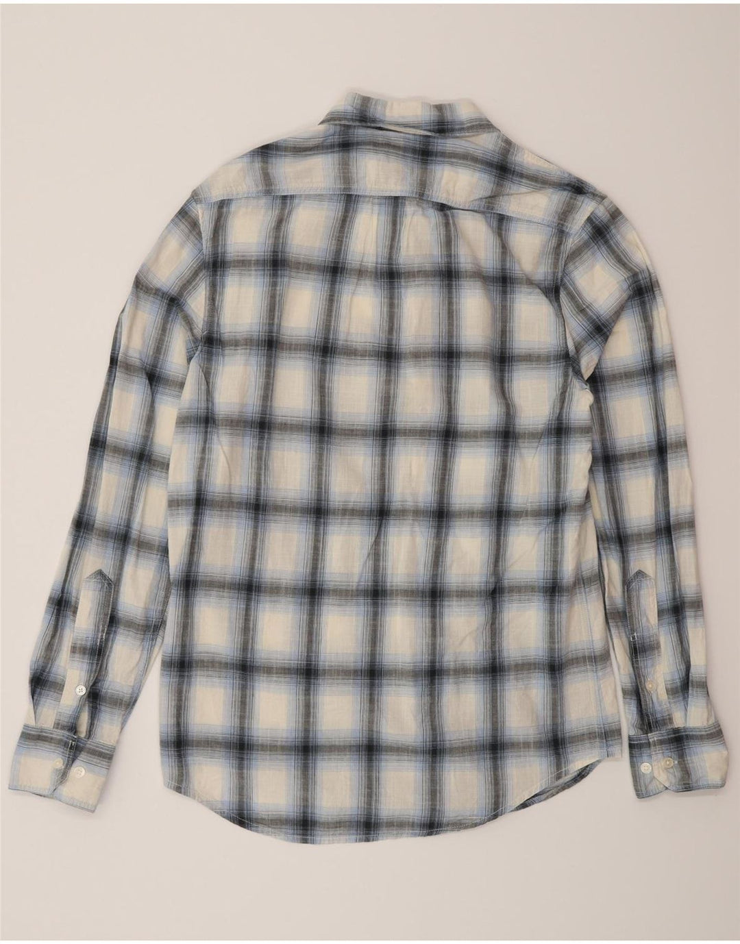 Camisa masculina Lee Regular Fit de algodão xadrez azul médio