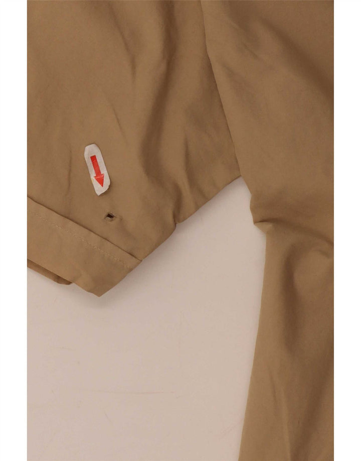 Camisa masculina de manga curta Nautica grande algodão bege