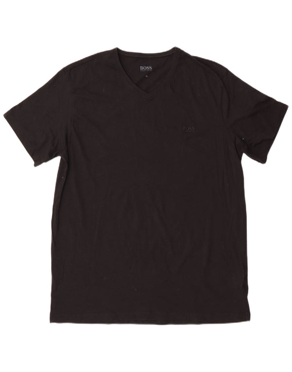 Camiseta masculina HUGO BOSS Top XL algodão preto