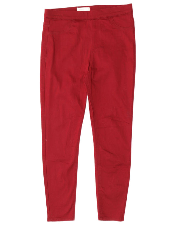 Calça jeans feminina Marks & Spencer UK 12 médio W28 L26 marrom algodão