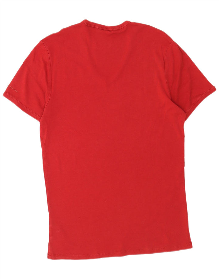 Camiseta masculina G-Star Top grande algodão vermelho