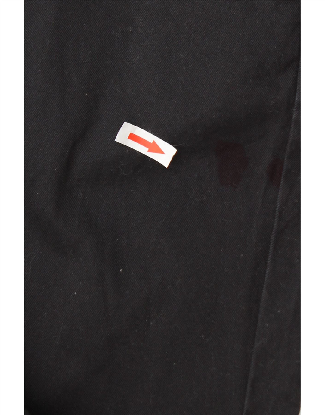Calça chino masculina Marks & Spencer Heritage regular W32 L33 algodão preto
