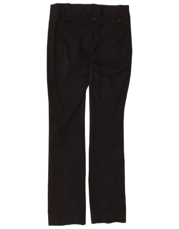 Zara Calça feminina Bootcut Chino EU 36 XS W26 L31 Preta