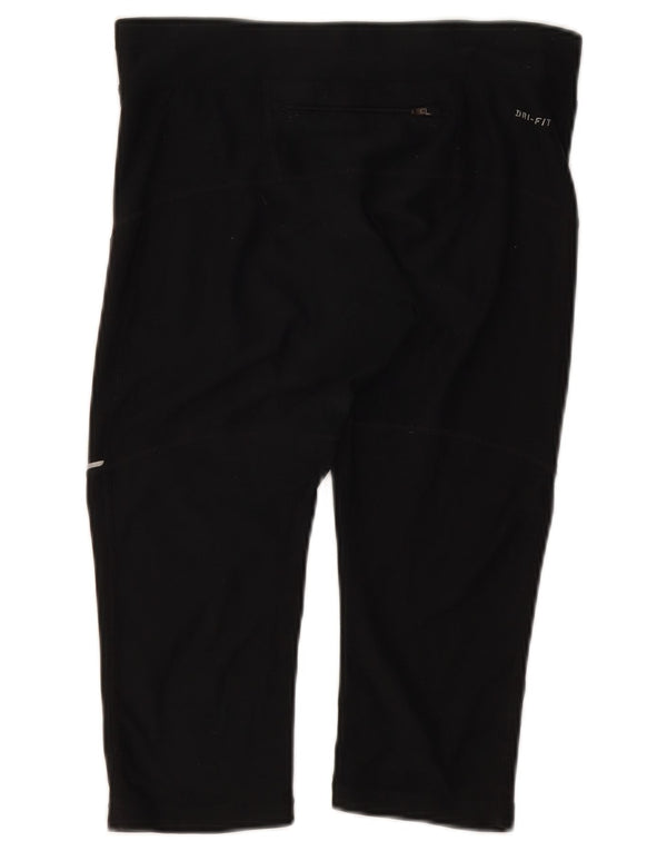 Leggings Nike Dri Fit Capri UK 10 Pequeno Poliéster Preto