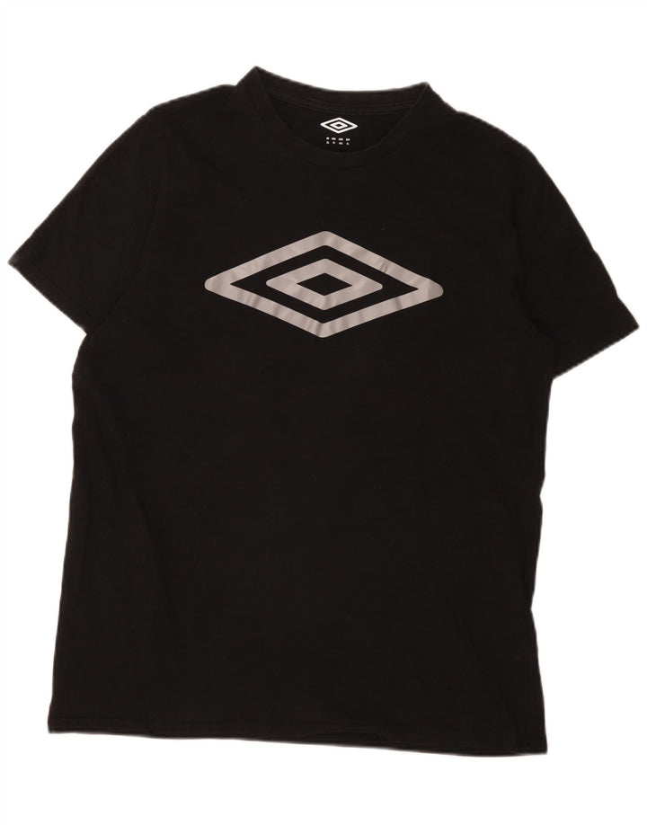 Camiseta gráfica masculina Umbro Top XL algodão preto