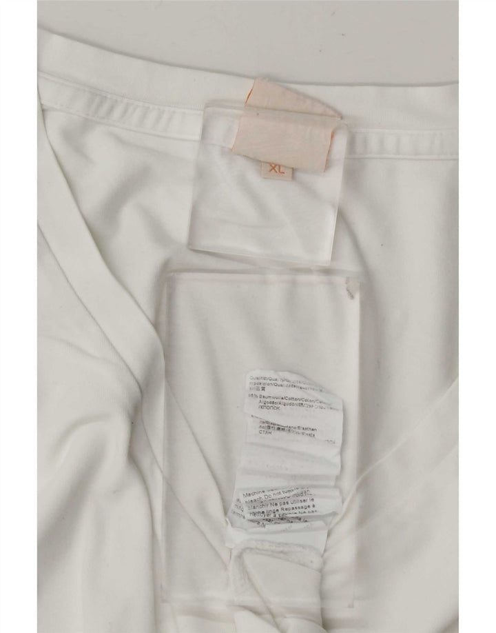 Camiseta masculina Hugo Boss Top XL algodão branco