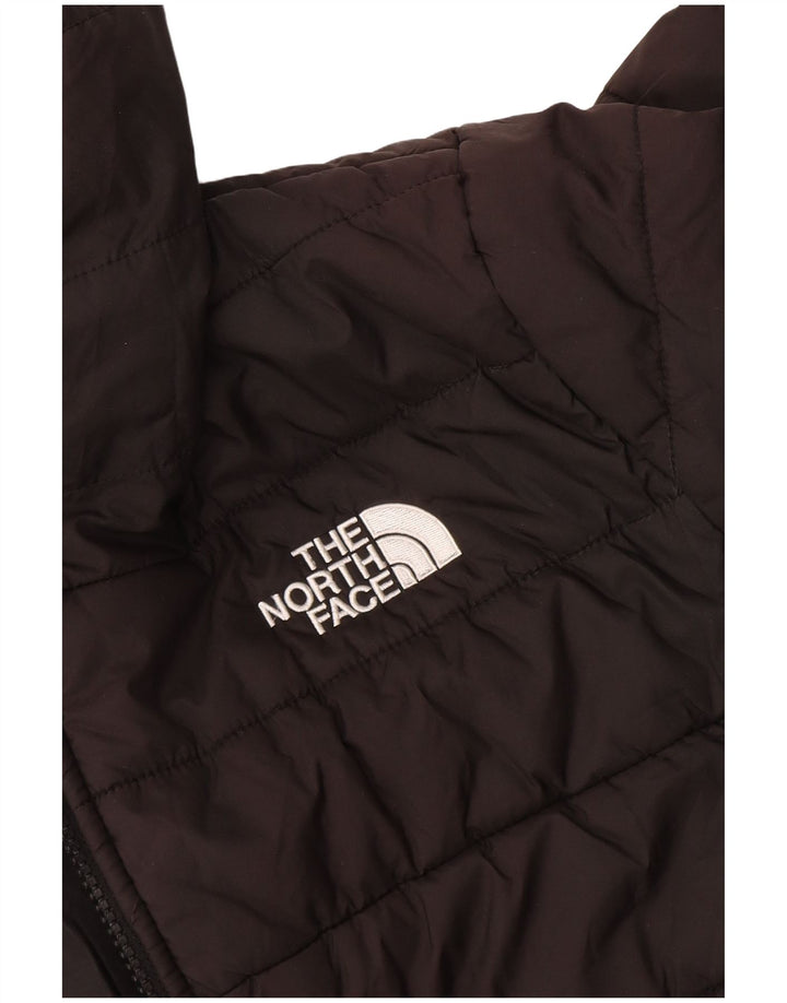 Jaqueta acolchoada com capuz para meninos THE NORTH FACE 11-12 anos preto