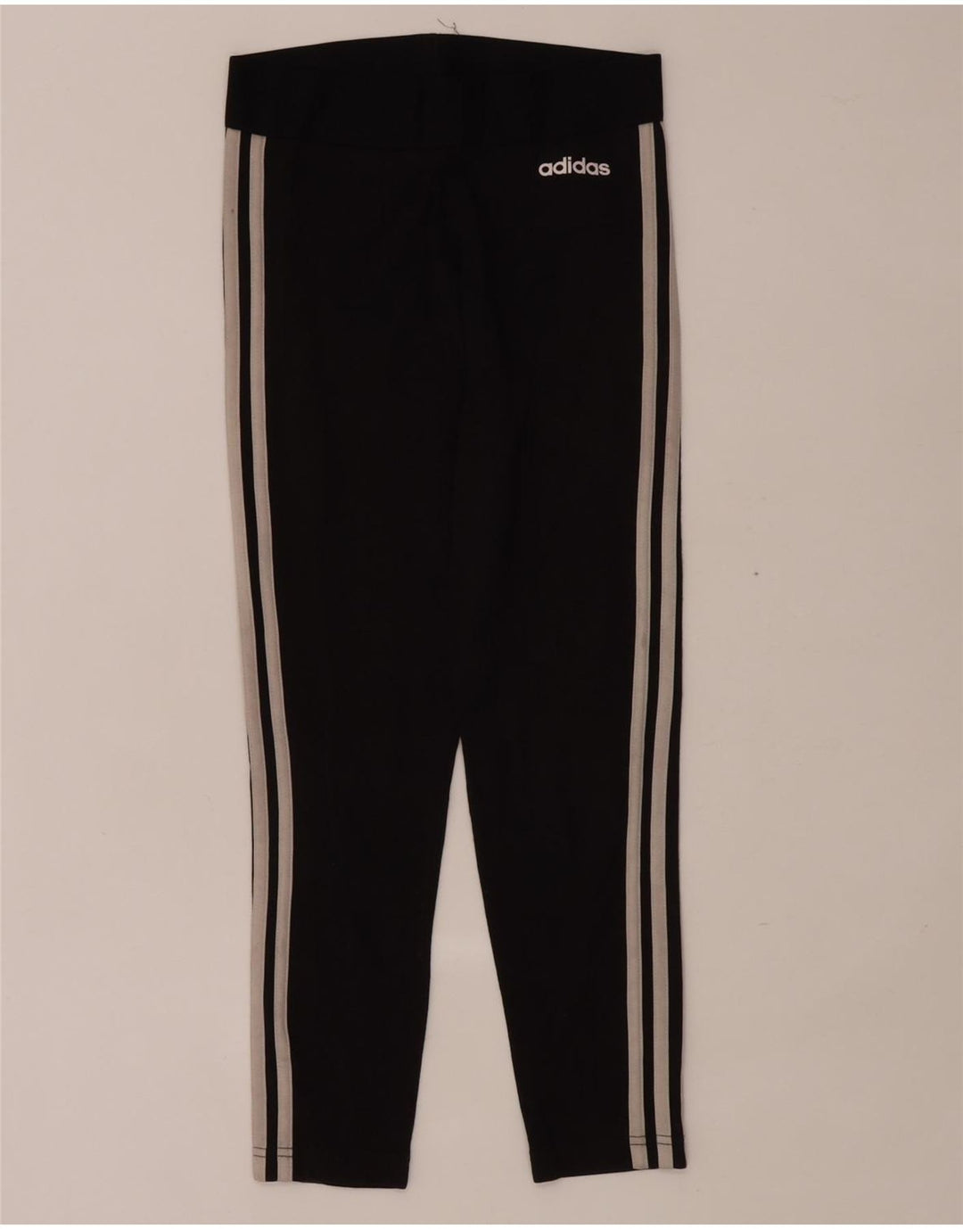 Leggings Adidas Femininas UK 8 Pequenas Algodão Preto