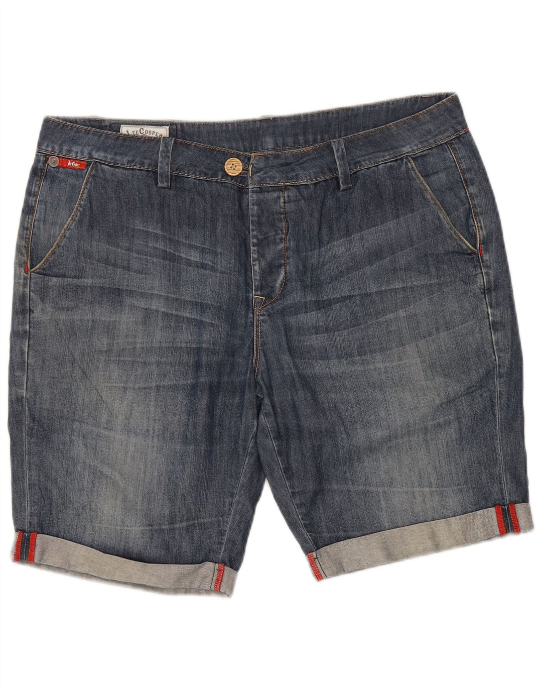 Shorts jeans masculino LEE W36 grande algodão azul