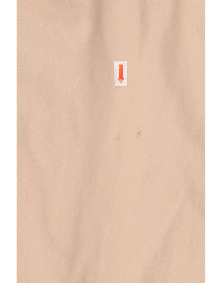 Calça feminina reta casual PUMA grande W30 L29 algodão bege
