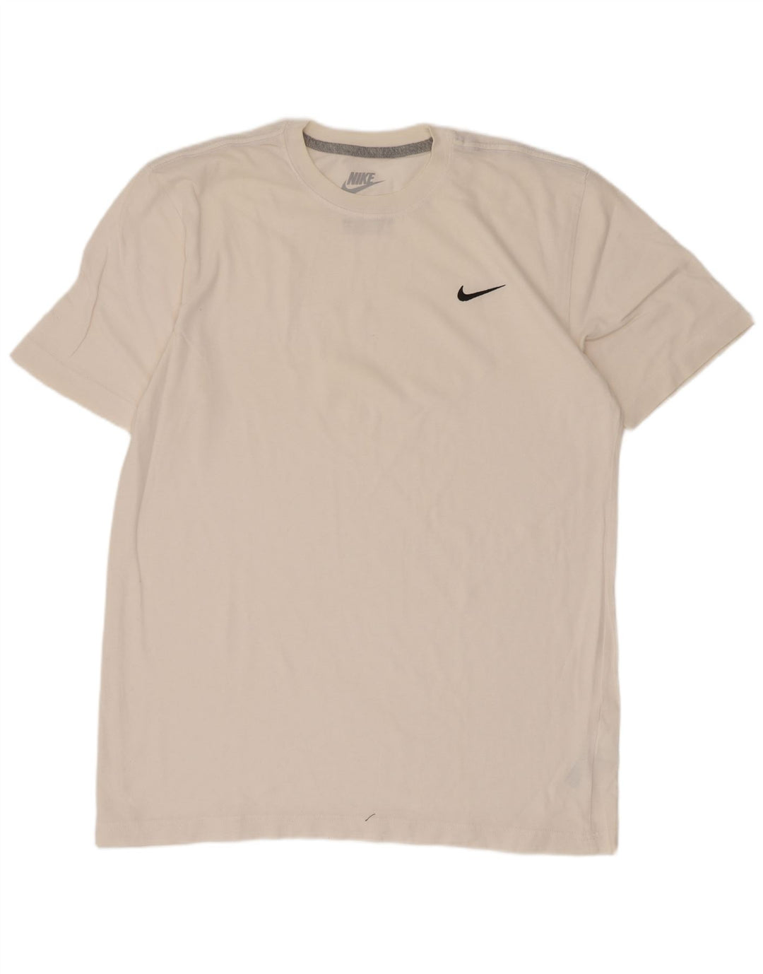 Camiseta masculina Nike Regular Fit Top grande de algodão branco