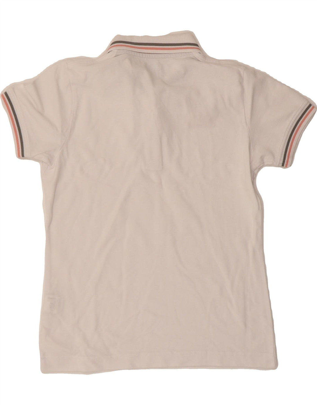 KAPPA Womens Polo Shirt UK 14 Large White Cotton Vintage Kappa and Second-Hand Kappa from Messina Hembry 