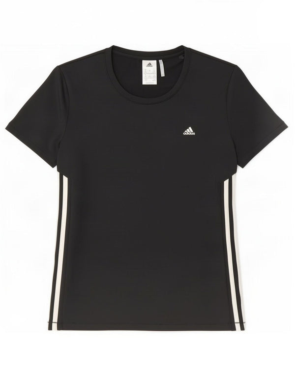 Camiseta Adidas Climalite Feminina Top UK 12/14 Médio Preto Poliéster