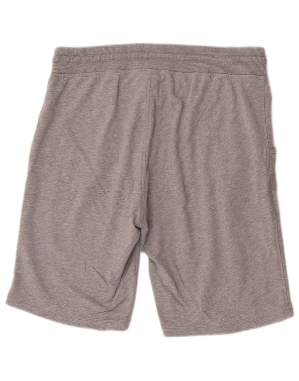 Shorts esportivos masculinos Nike médio cinza algodão
