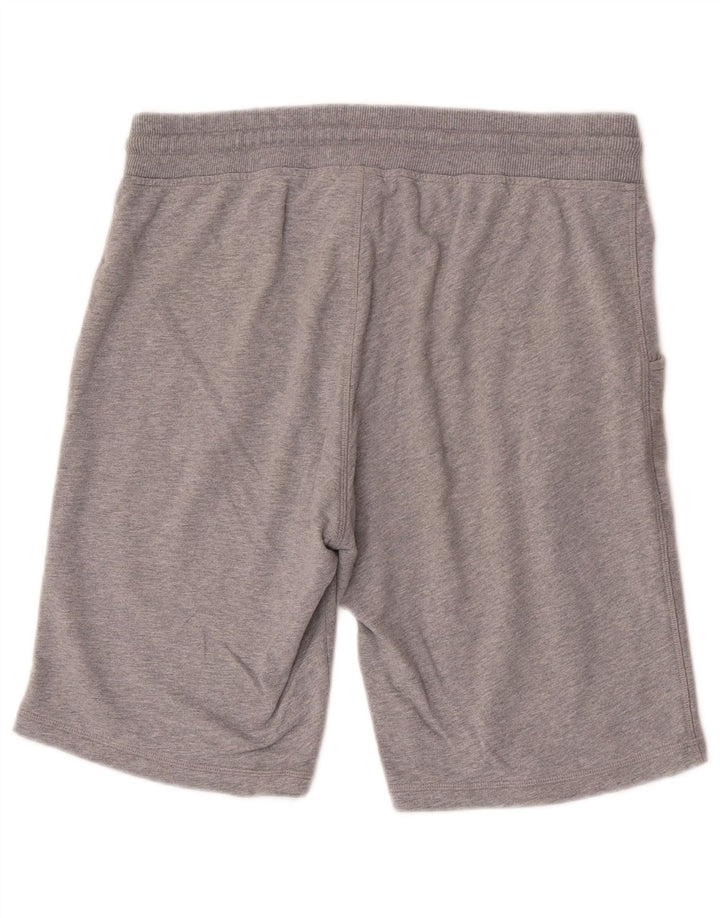 Shorts esportivos masculinos Nike médio cinza algodão