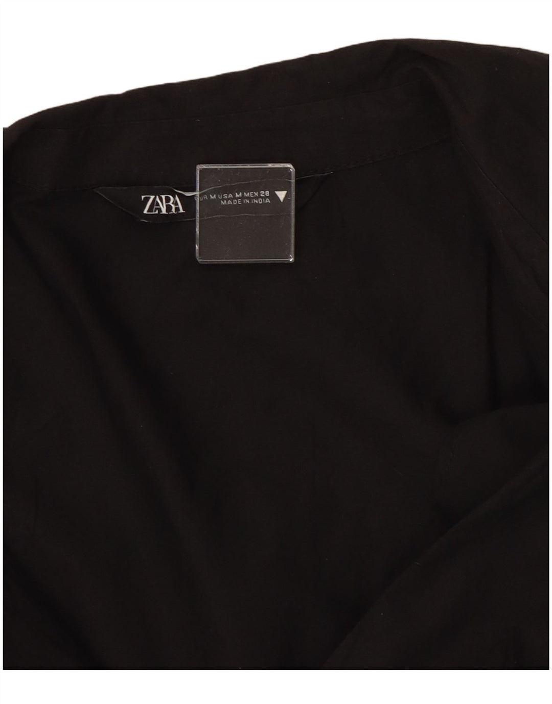 Vestido camisa feminino Zara Reino Unido 14 médio preto