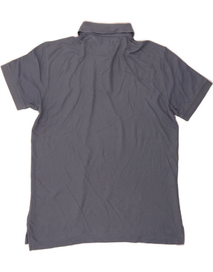 TOMMY HILFIGER Mens Polo Shirt XL Blue Cotton Vintage Tommy Hilfiger and Second-Hand Tommy Hilfiger from Messina Hembry 