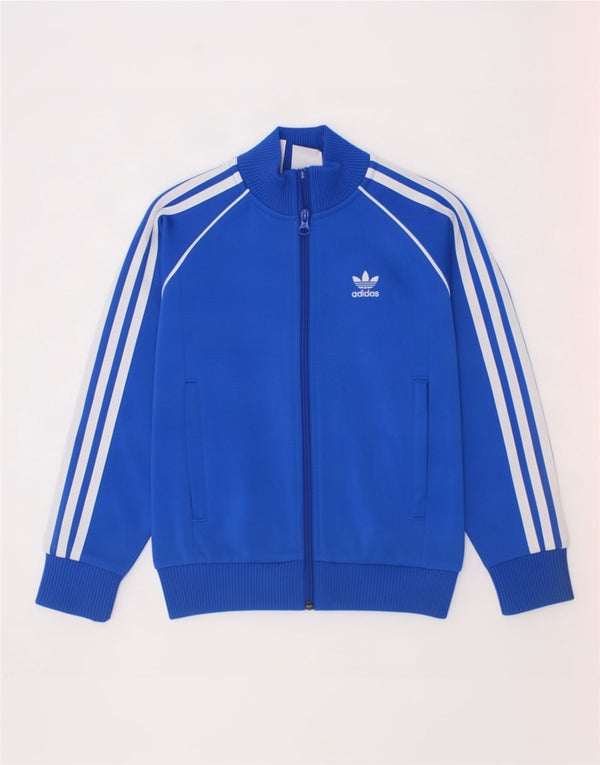 Jaqueta Adidas Meninos Treino Top 6-7 Anos Azul Poliéster