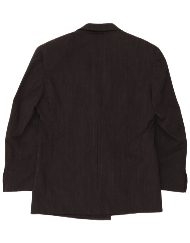 Jaqueta blazer masculina MISSONI Uomo com peito duplo IT 50 listras cinza grande