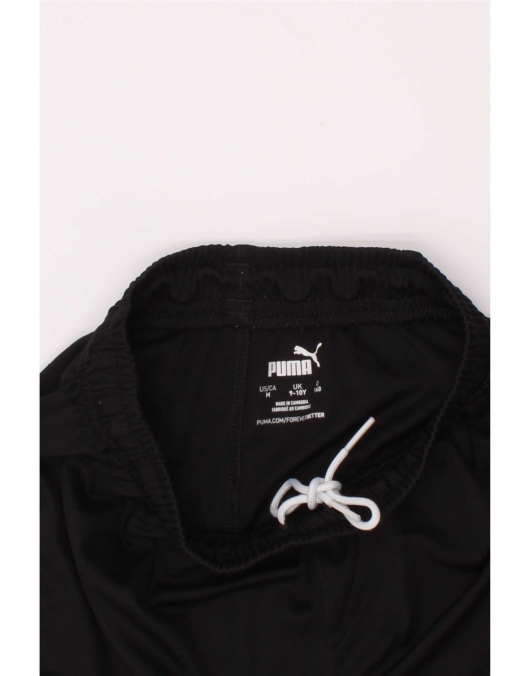 Shorts esportivos Puma Boys 9-10 anos pretos