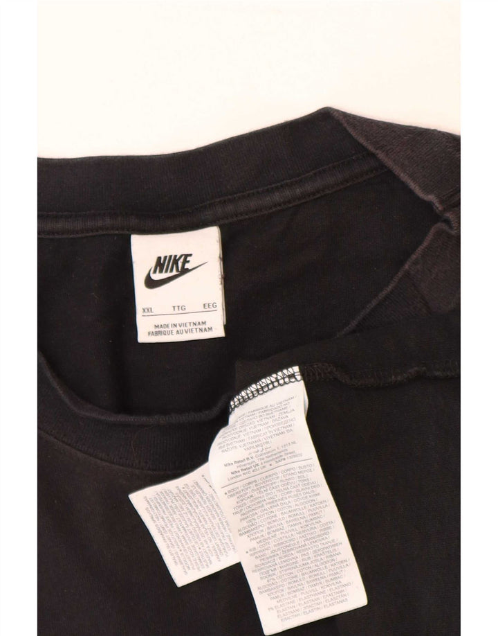 Camiseta masculina Nike Top 2XL algodão preto