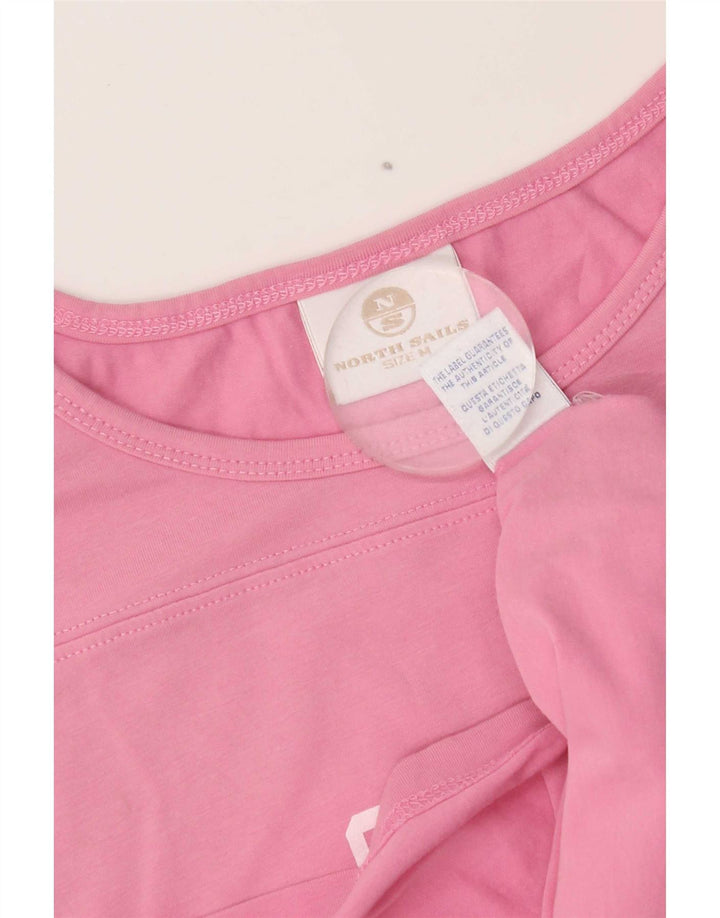 North Sails Womens Crop Graphic Vest Top Reino Unido 12 Médio Rosa