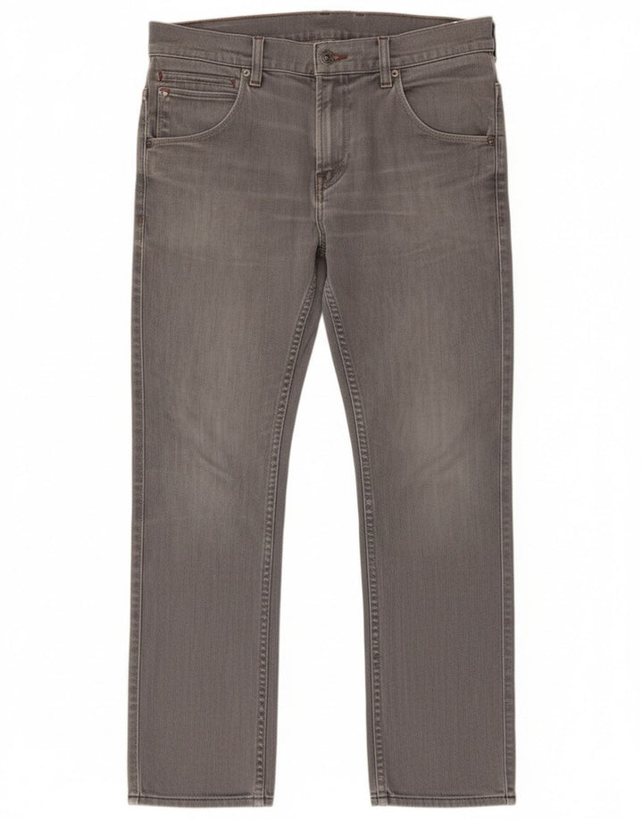 Calça jeans feminina Levi's 511 skinny W33 L30 cinza algodão