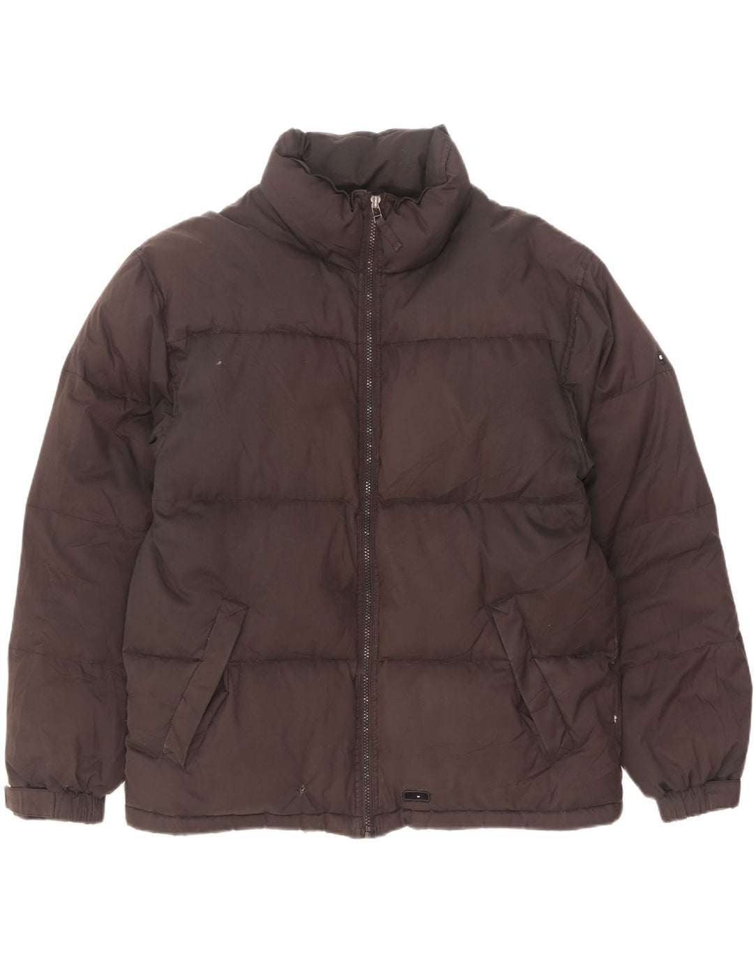 Jaqueta masculina acolchoada Champion UK 40 grande poliéster preto