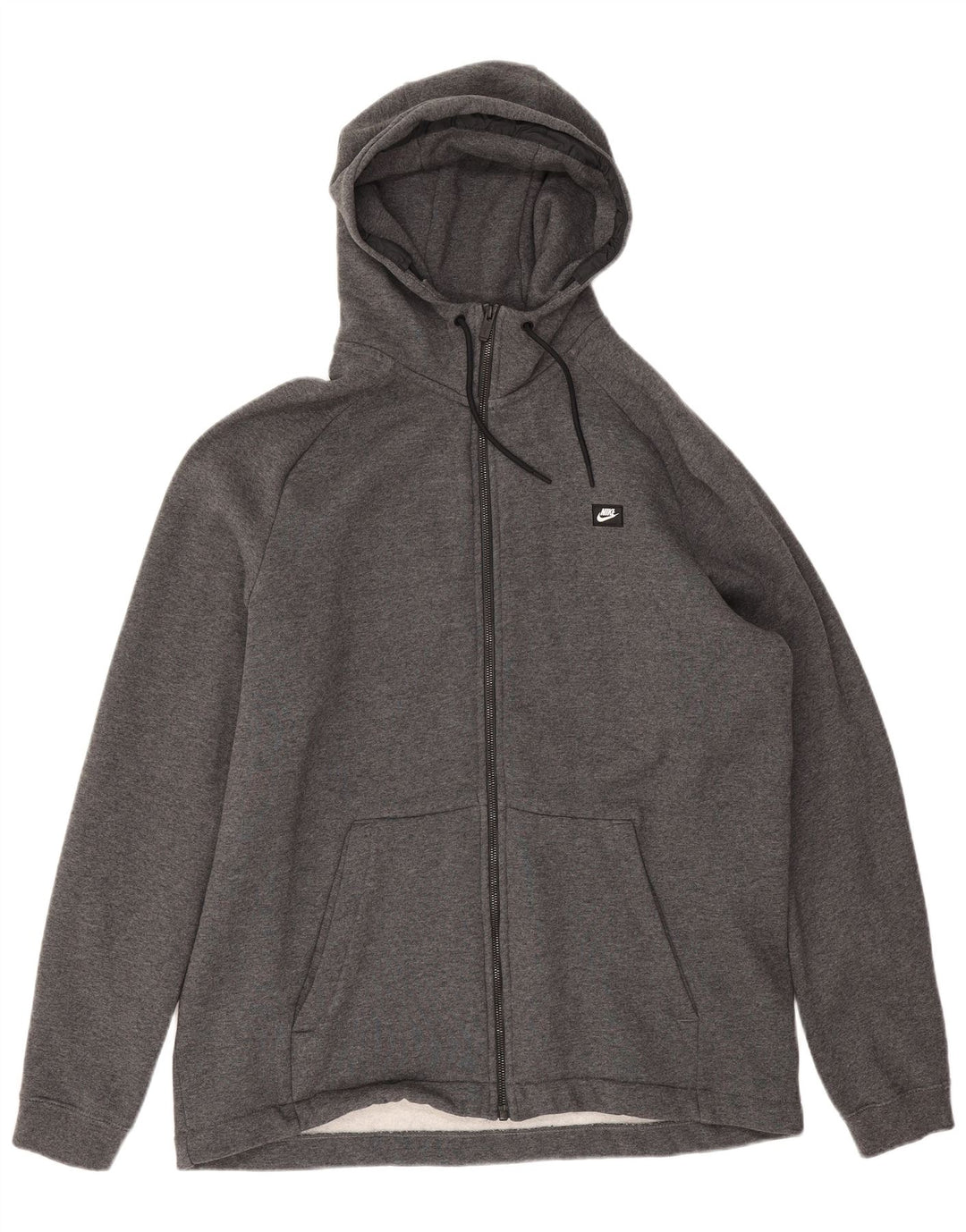 Suéter Nike masculino com capuz e zíper 2XL cinza