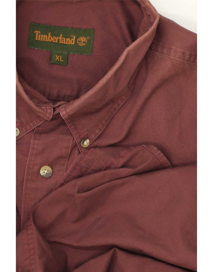 Camisa masculina Timberland XL Borgonha