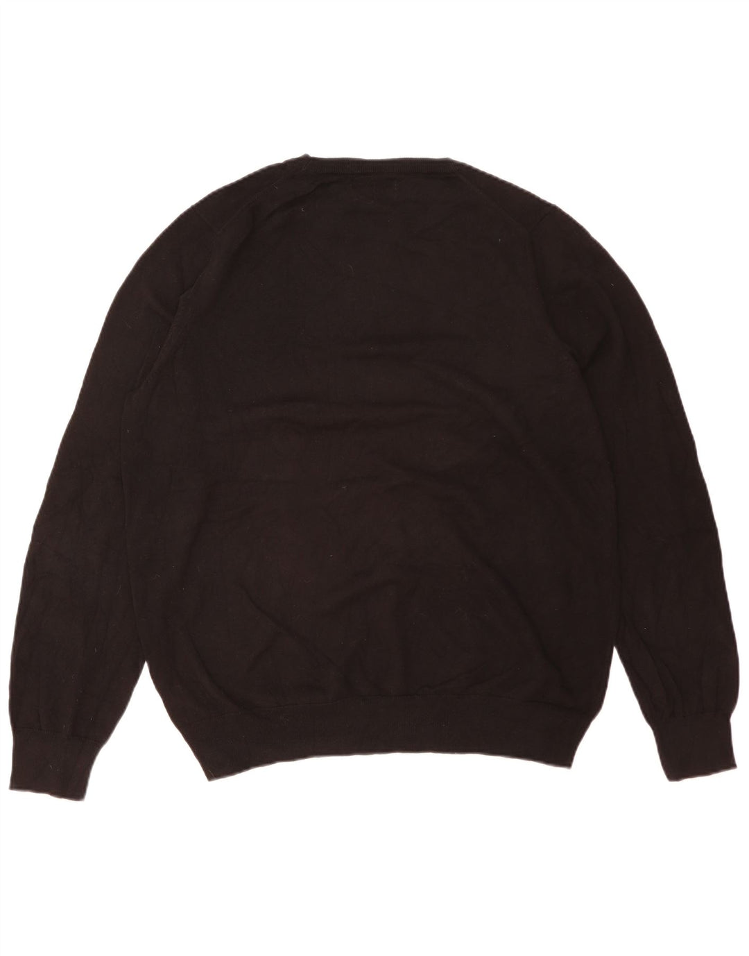 Suéter masculino Marks & Spencer com gola redonda XL algodão preto