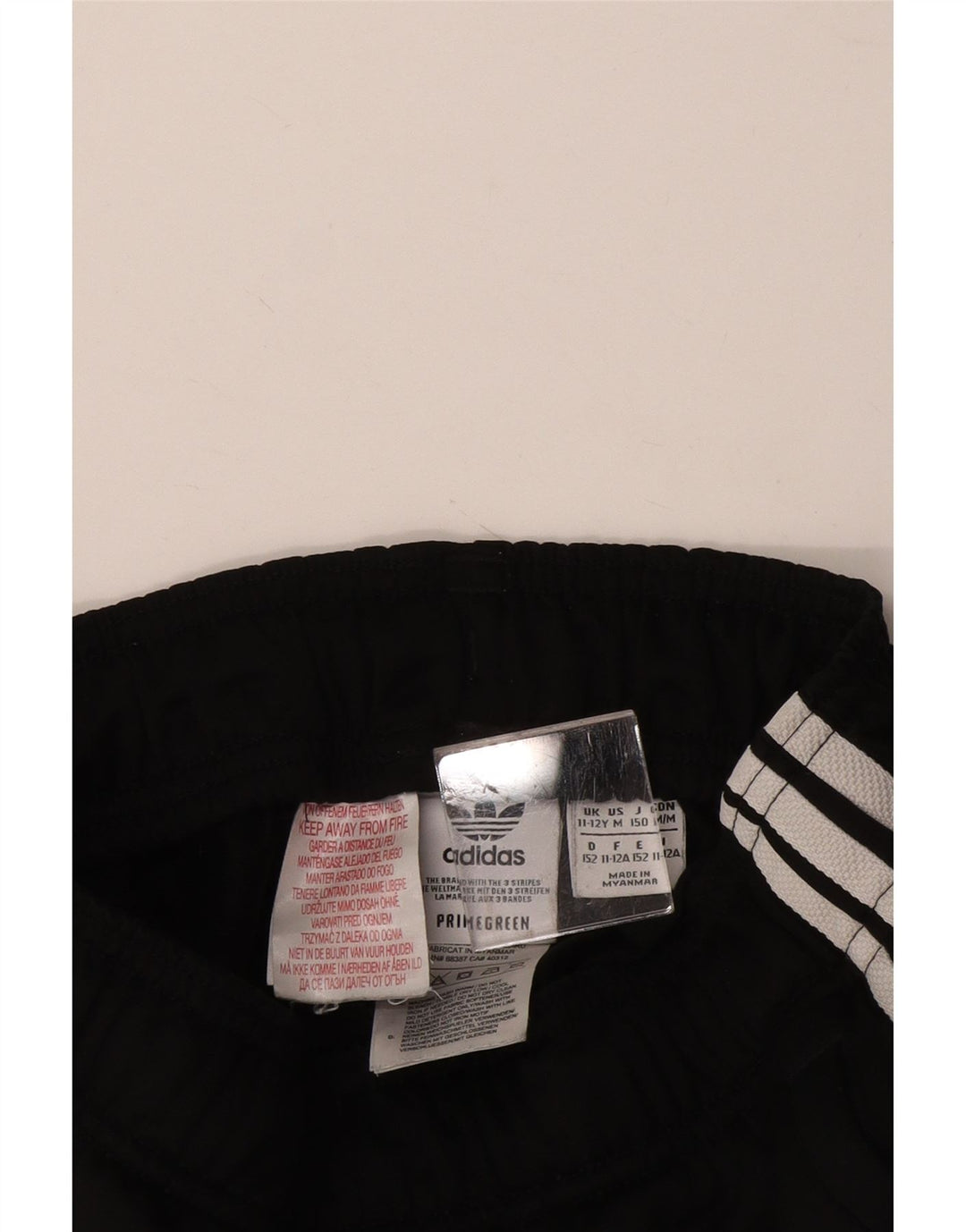 Calças de treino ADIDAS meninas joggers 11-12 anos preto poliéster