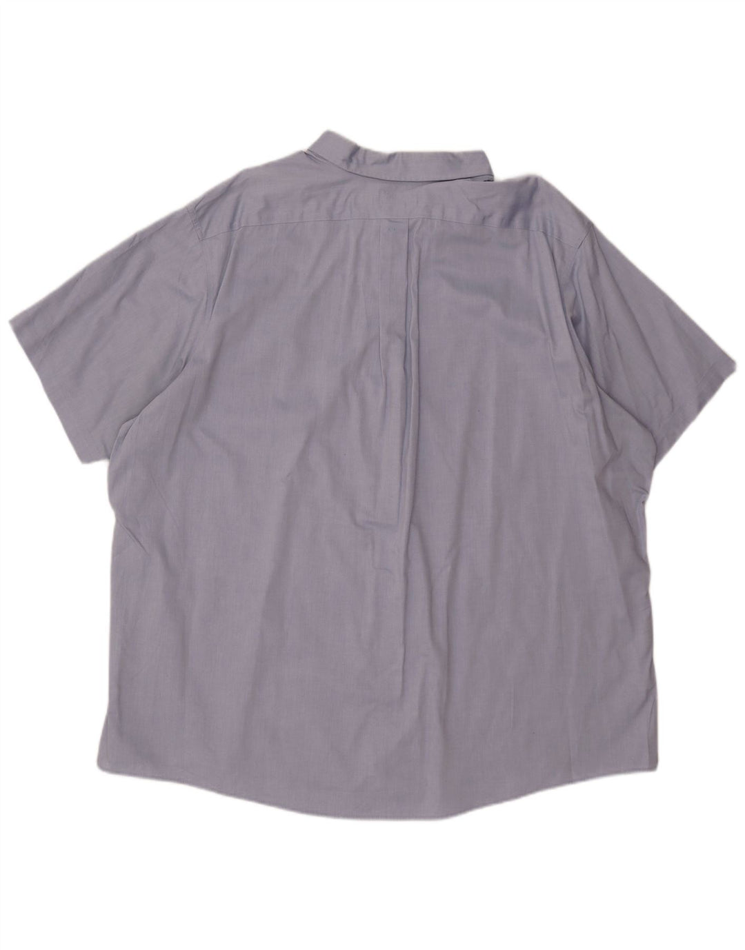 EDDIE BAUER Camisa masculina de manga curta e ajuste relaxado 3XL algodão azul